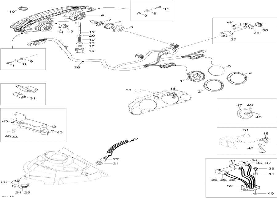 Snowmobiles Lynx  - Electrical Acessories (army)