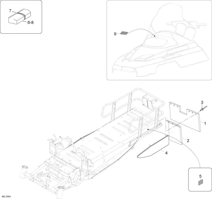 Snowmobile lynx  - Utilities