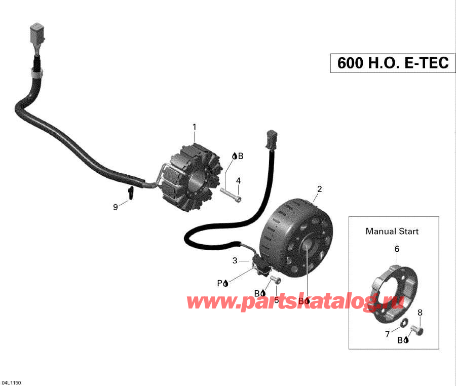 Snowmobile Lynx  - Magneto