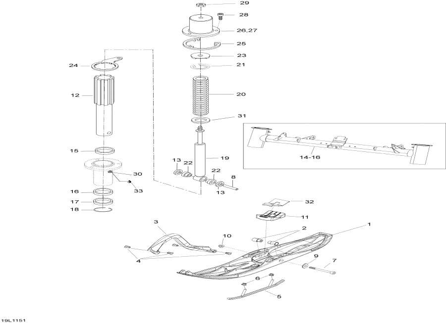 Snowmobiles   - Front Suspension And Ski -    