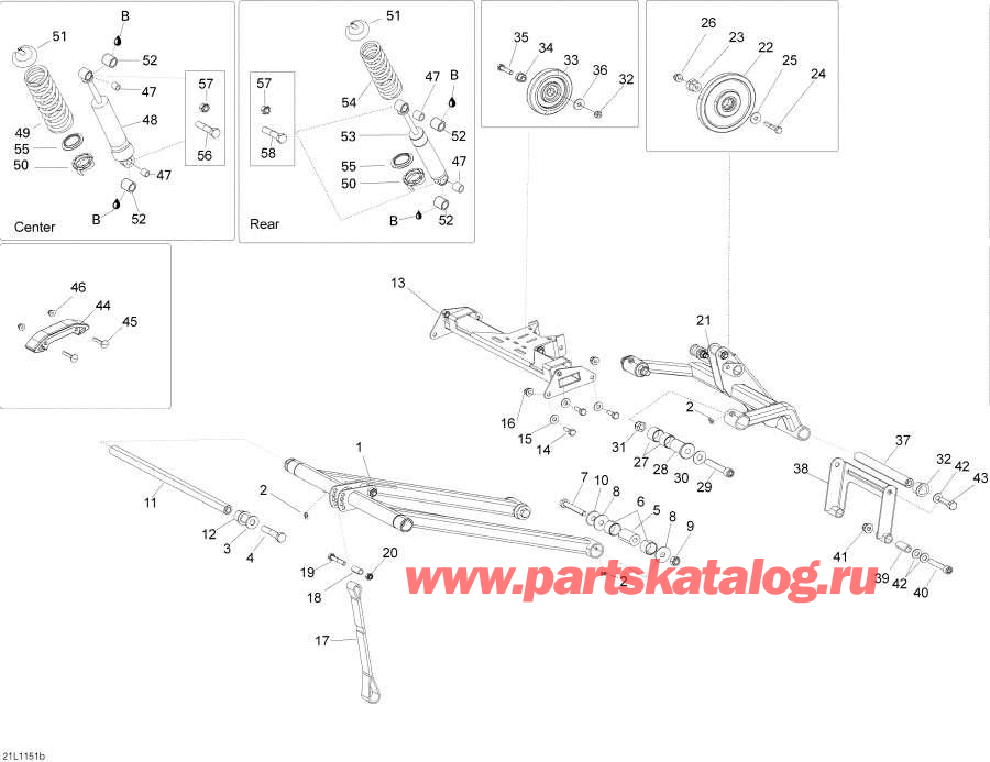 ��������� Lynx  - Rear Suspension / ������ ��������