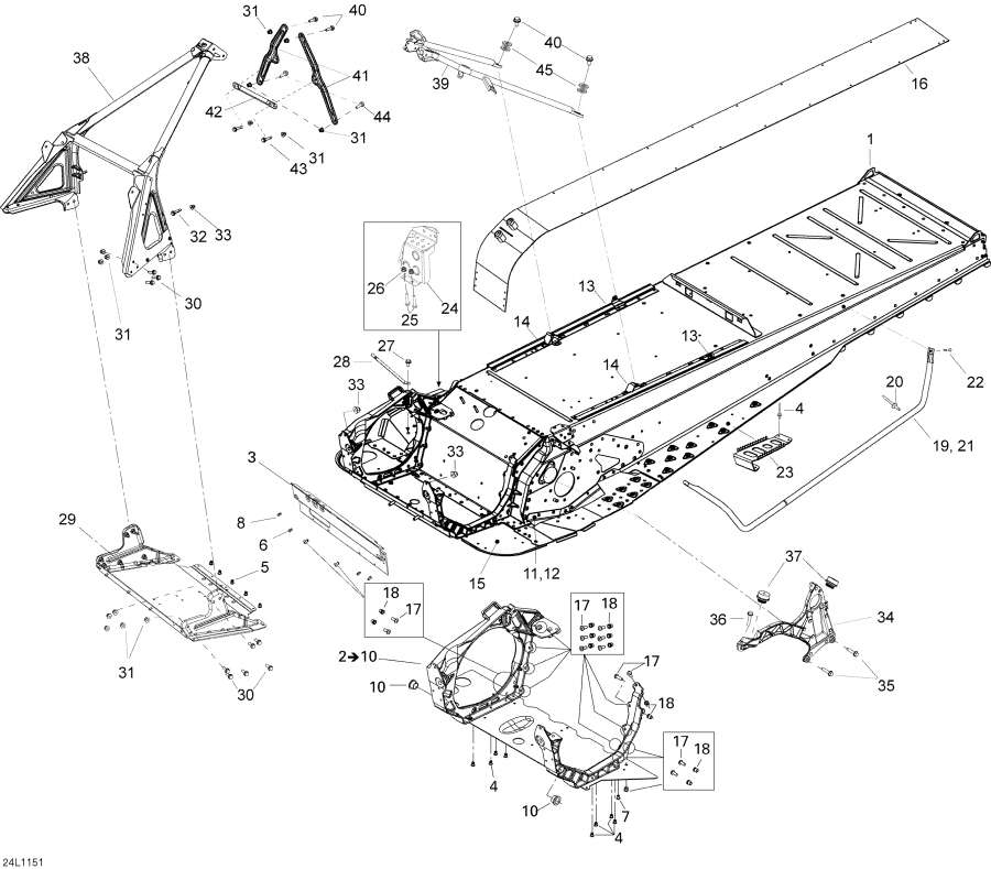 Snow mobile   -  / Frame