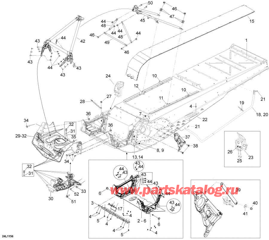 Snowmobile   -  - Frame