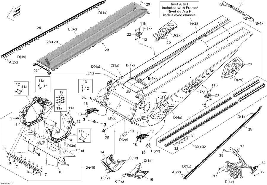 Snowmobiles   -  / Frame