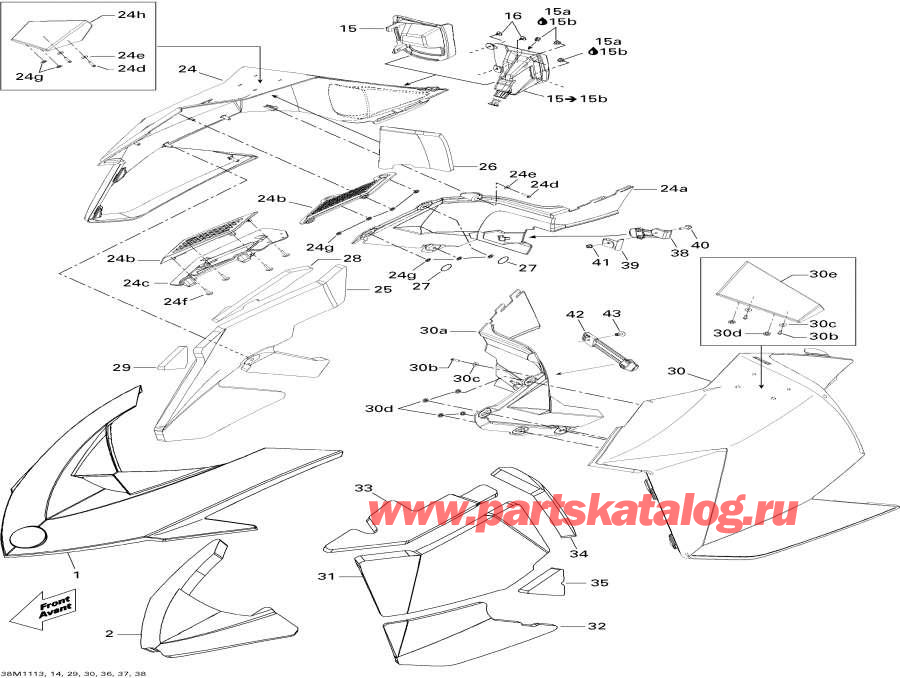 Snowmobiles �����  - Hood / Hood