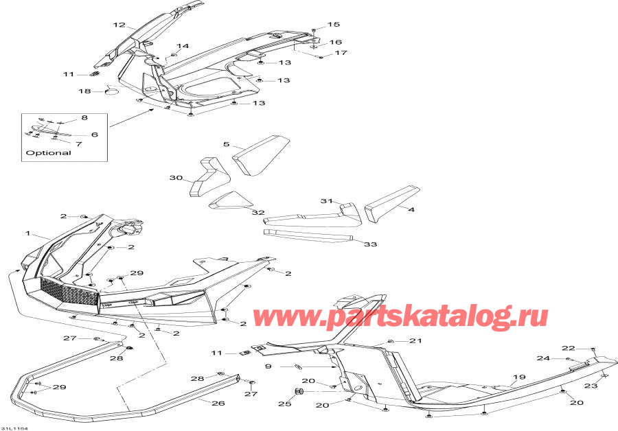 Snowmobile Lynx  -   - Bottom Pan