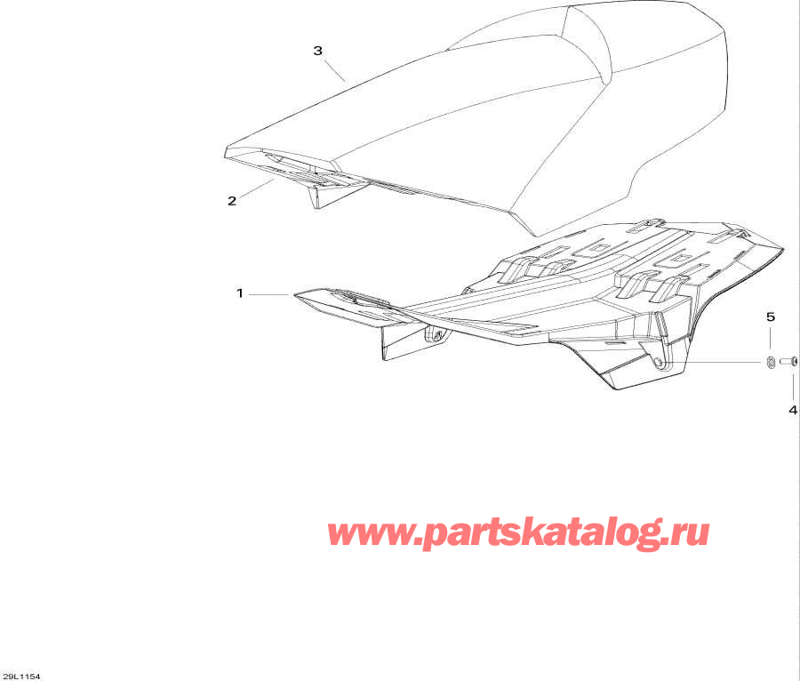 Snowmobile Lynx  -  - Seat