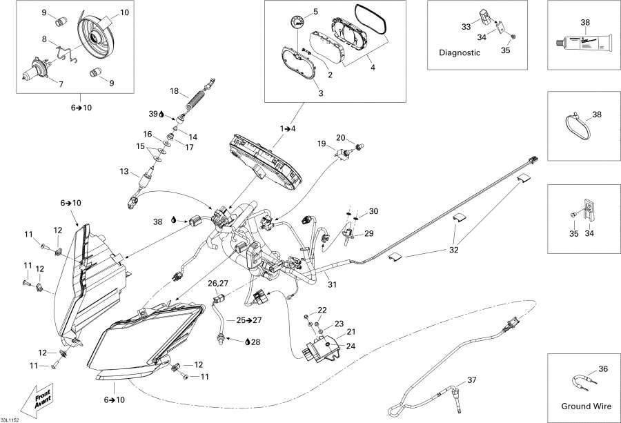 Snowmobile lynx  - Electrical Accessories