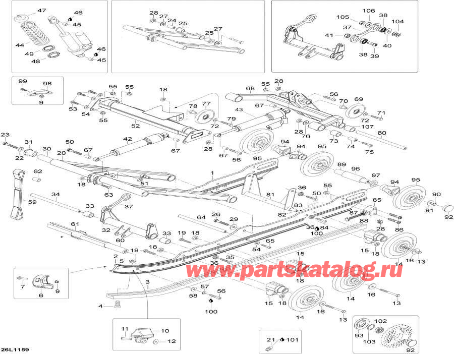  lynx  -   - Rear Suspension