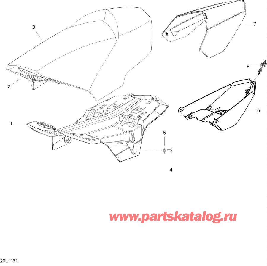 Snowmobiles   - Seat / 