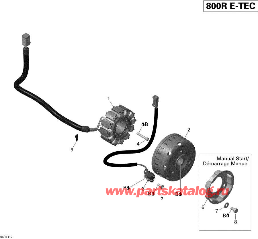 Snowmobile lynx  - Magneto - �������