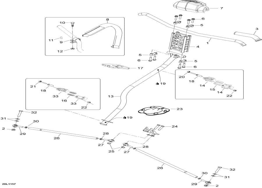 Snowmobile   -   System - Steering System