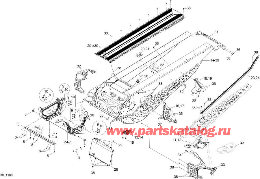 Snow mobile lynx  - Frame - 