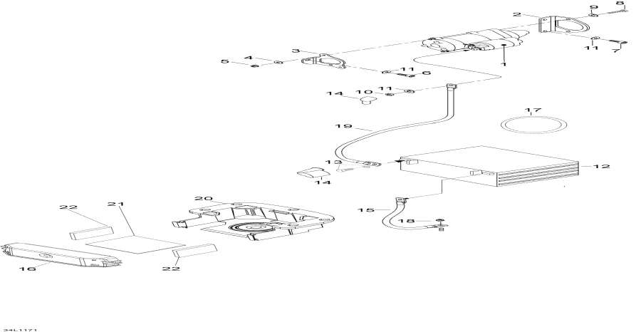 Snow mobile �����  - �������������� 552 / Electric Starter 552