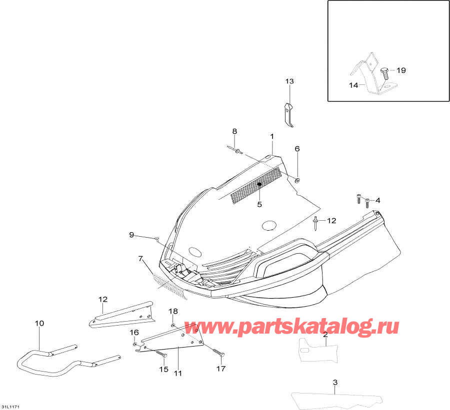 Snowmobiles lynx  -   - Bottom Pan