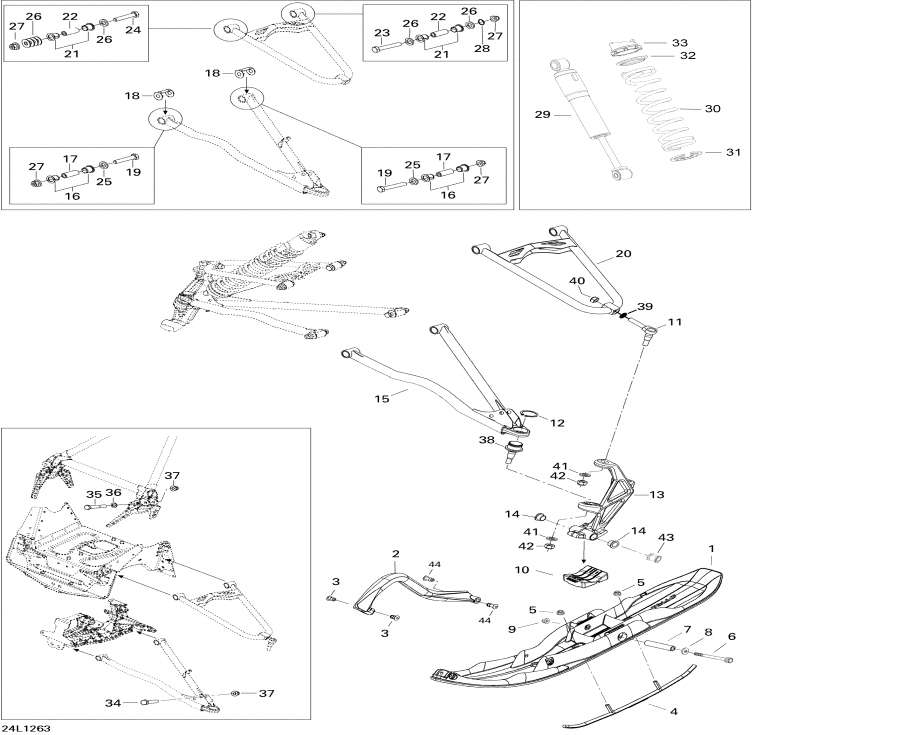 Snowmobiles   -     - Front Suspension And Ski