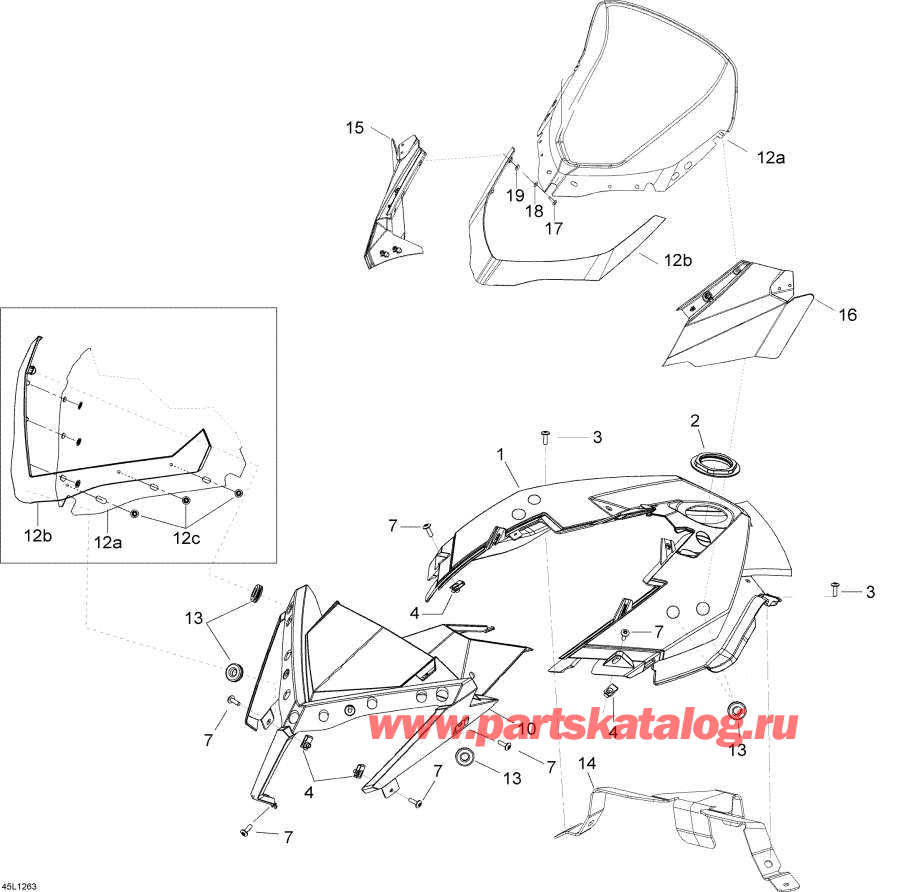    - Windshield And Console -    Console