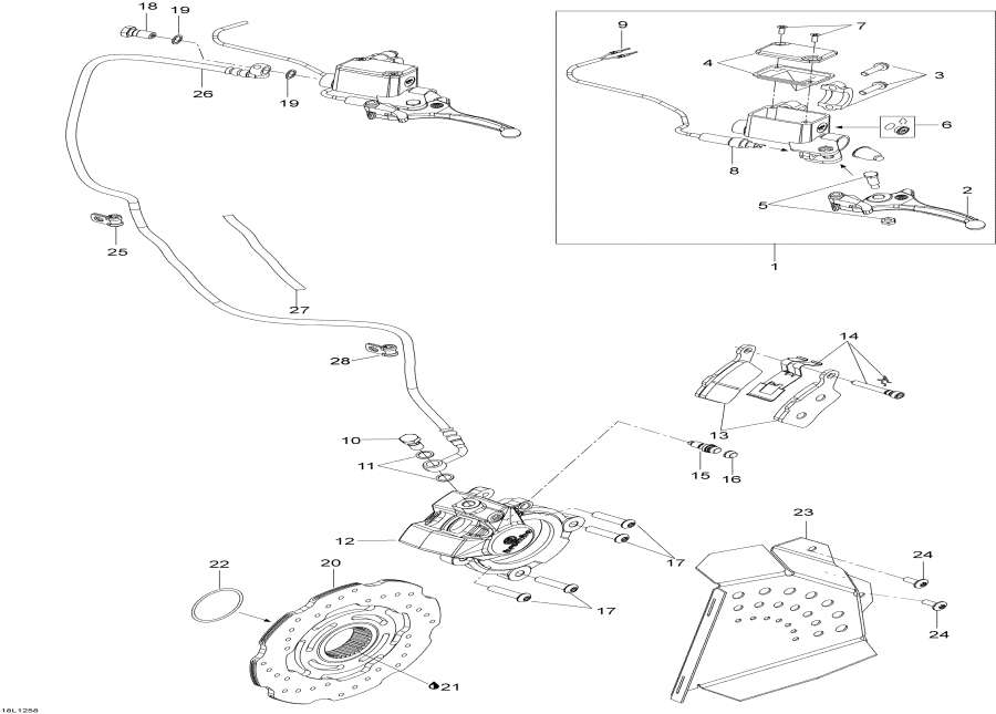 Snow mobile   - Hydraulic Brakes