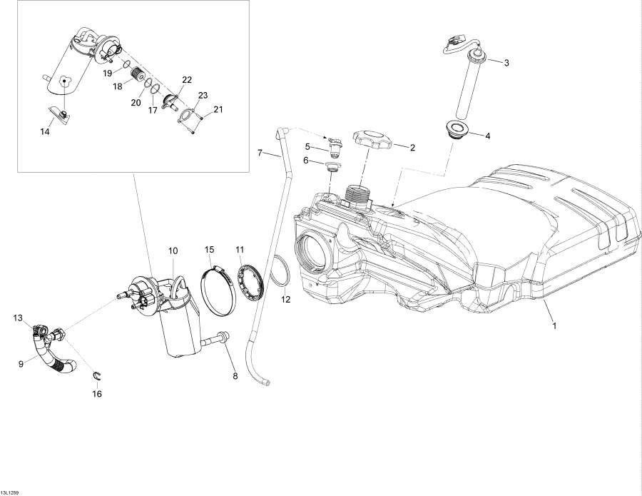 Snowmobile Lynx  -   / Fuel System