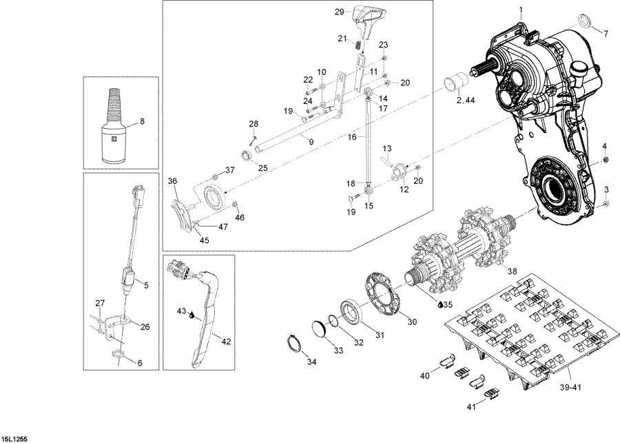 Snowmobiles Lynx  - Drive System - Drive System