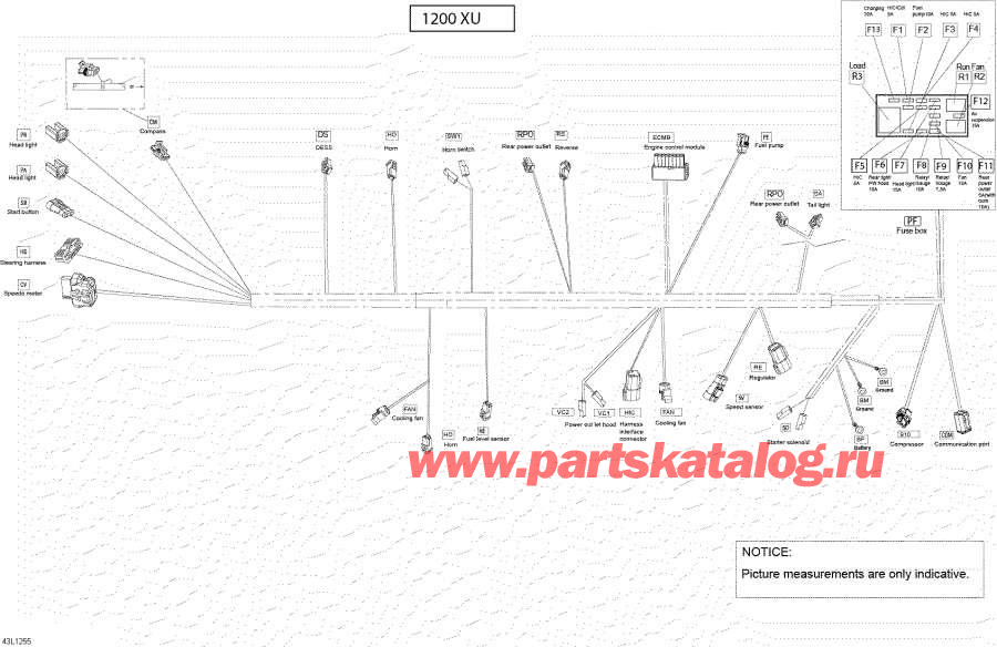 Snowmobiles Lynx  - ��������� - ���� �������� - Electrical Harness