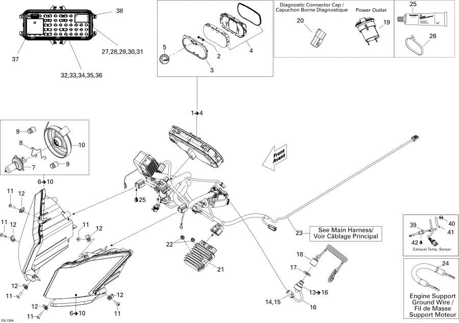 Snowmobile lynx  - Electrical System