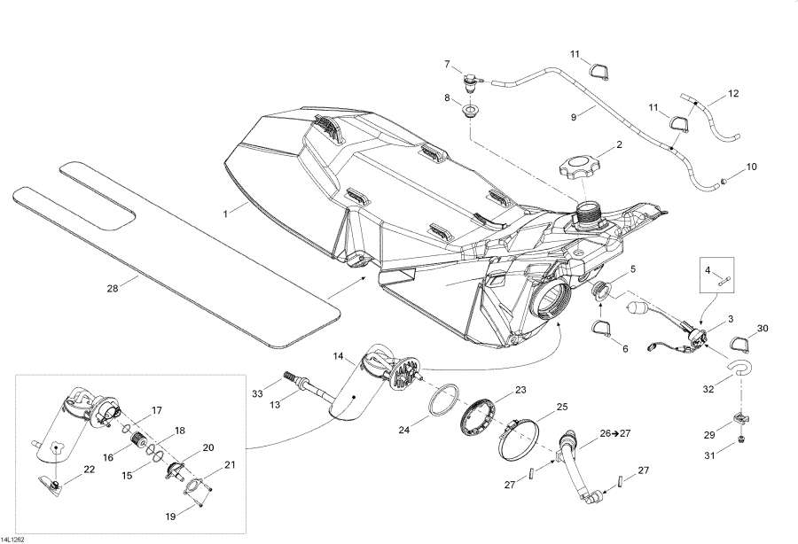 Snowmobiles Lynx  - Fuel System