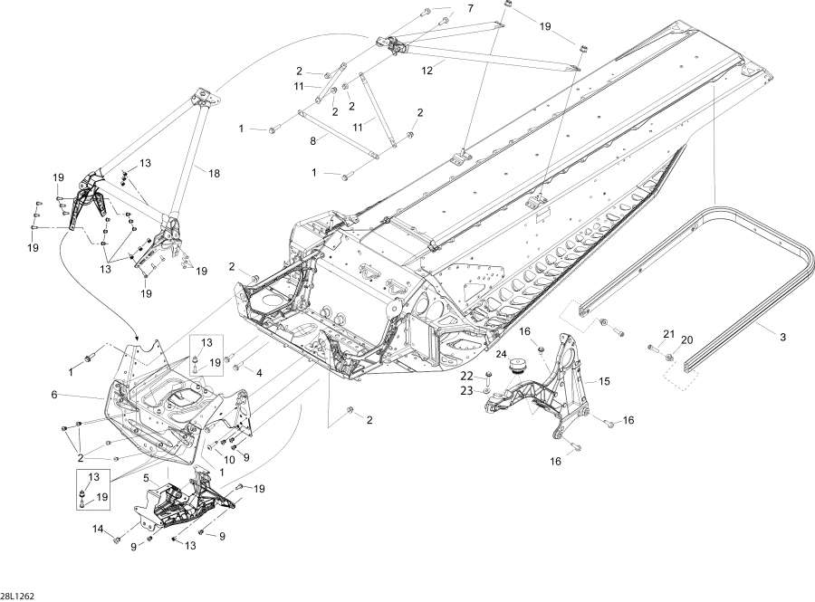 Snowmobile Lynx  -   Components - Frame And Components