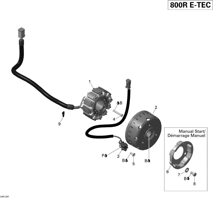 Snowmobiles lynx  - Magneto / 