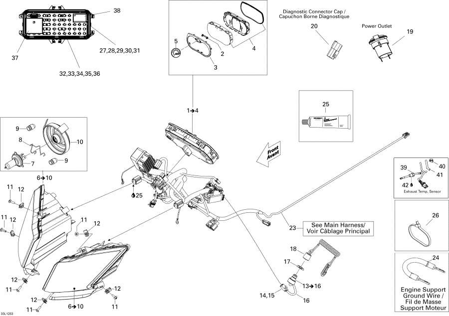 Snowmobile lynx  - Electrical System -  System