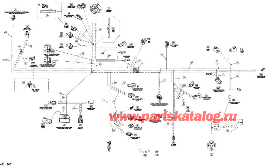 Snow mobile   - Electrical Harness -  -  
