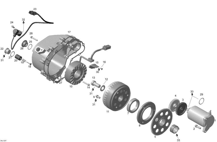 Snow mobile lynx  - Magneto - �������