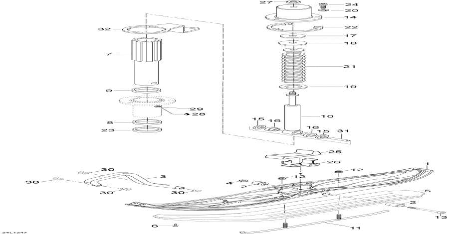 Snowmobile   -     / Front Suspension And Ski