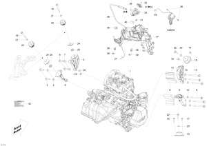 01- ��������� � ��������� S����port (01- Engine And Engine Support)