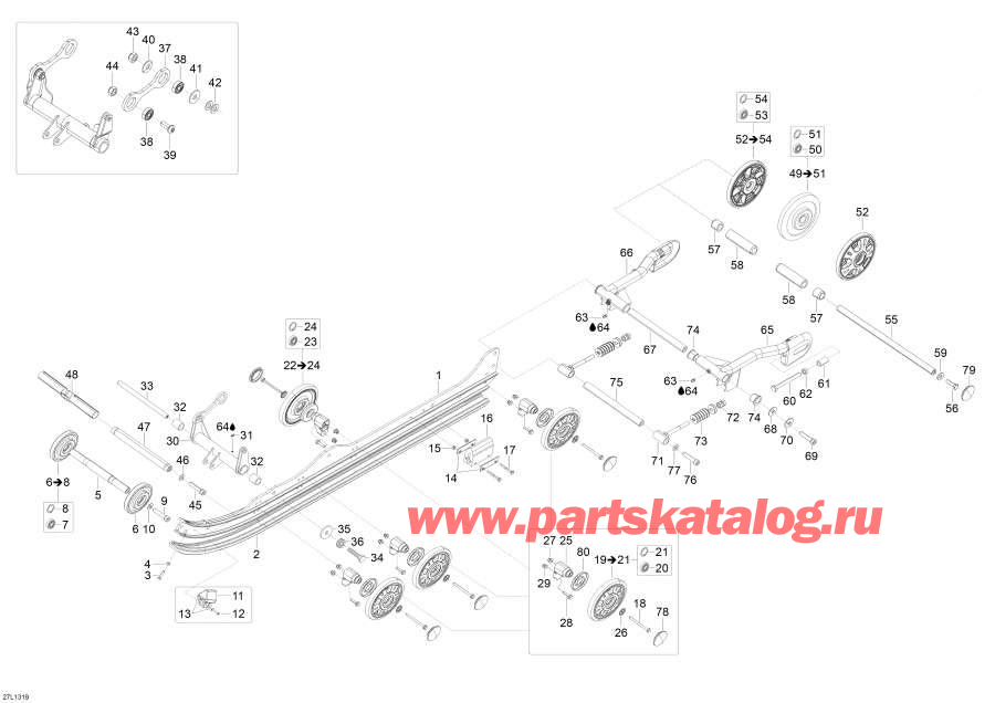 ��������� lynx  - Rear Suspension - ������ ��������