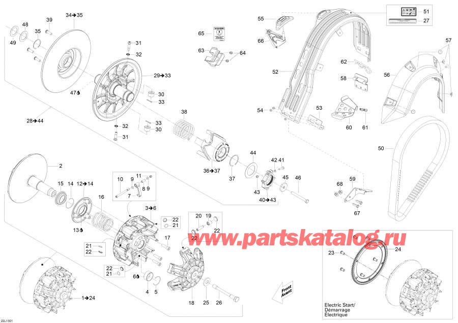 Snowmobile �����  - ���� System - Pulley System