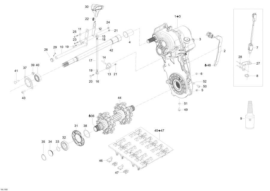 Snowmobiles Lynx  - Drive System - Drive System