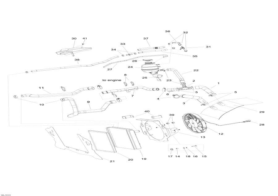 Snowmobile   - Cooling System