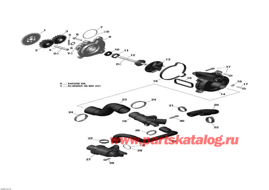Snowmobile Lynx  - Engine Cooling