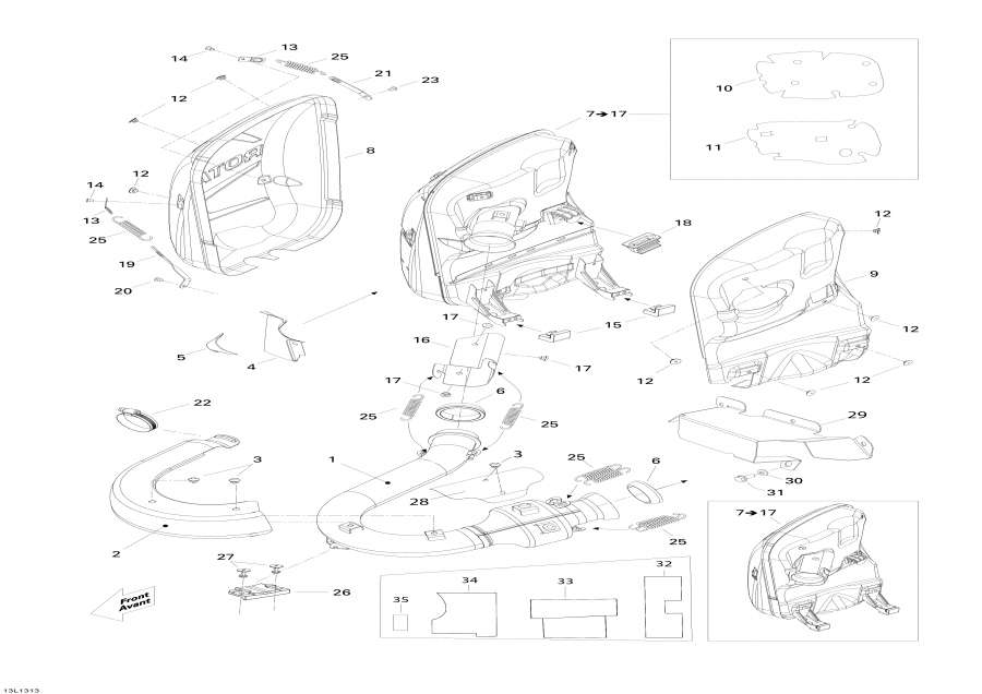 Snowmobiles Lynx  -   - Exhaust System