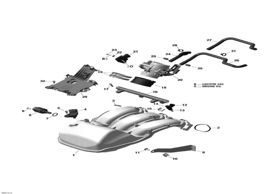  Lynx  - Air Intake Manifold And Throttle Body