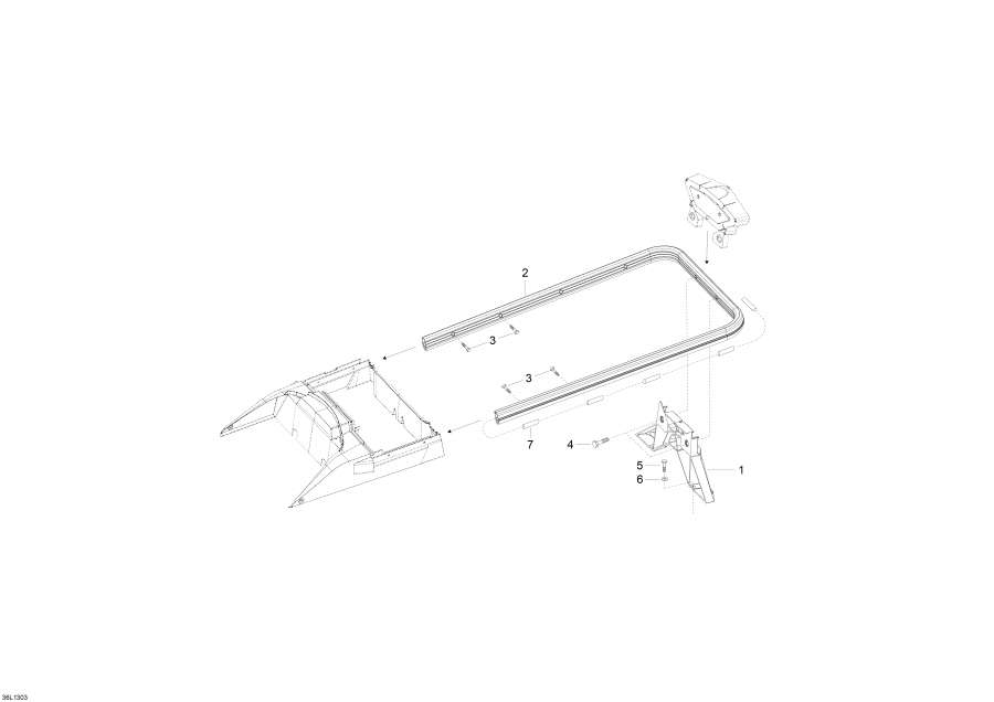 Snowmobile lynx  - Cargo Rack