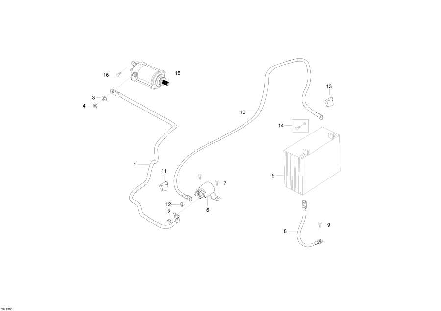 Snow mobile   - Battery And Starter