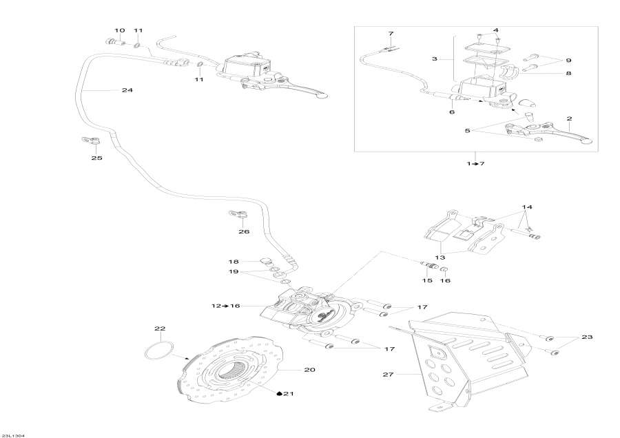 Snow mobile Lynx  -  