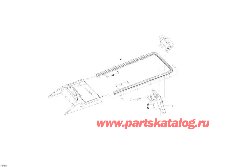 Snowmobile Lynx  - Cargo Rack - Cargo Rack