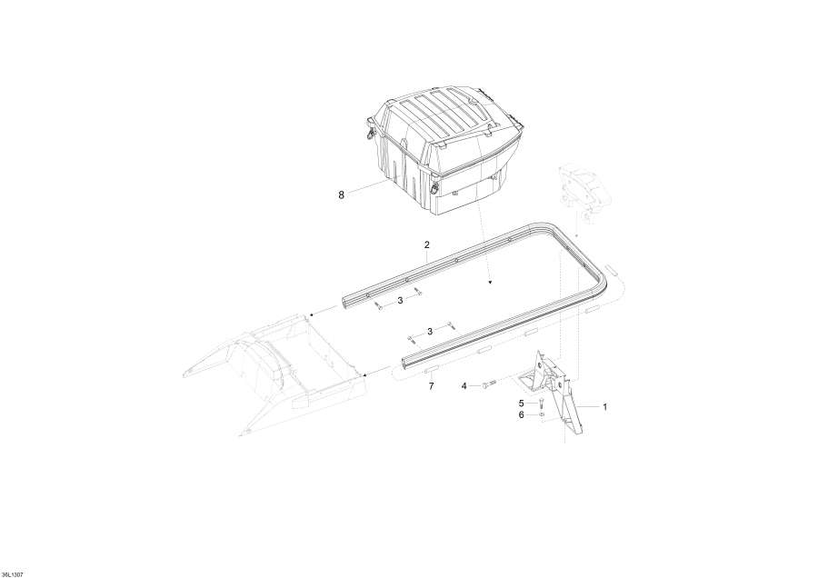 Snowmobiles   - Cargo Rack