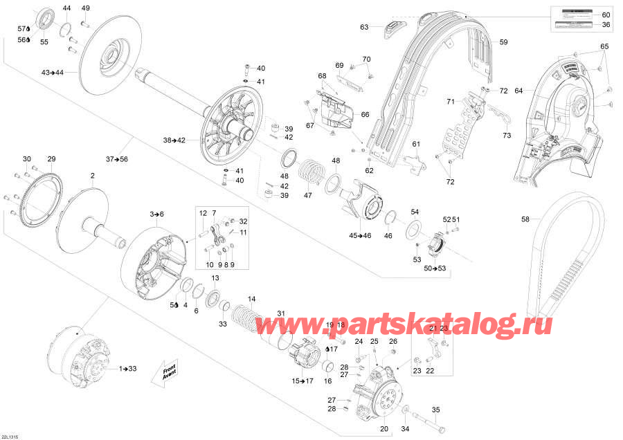 Snowmobile �����  - Pulley System - ���� System