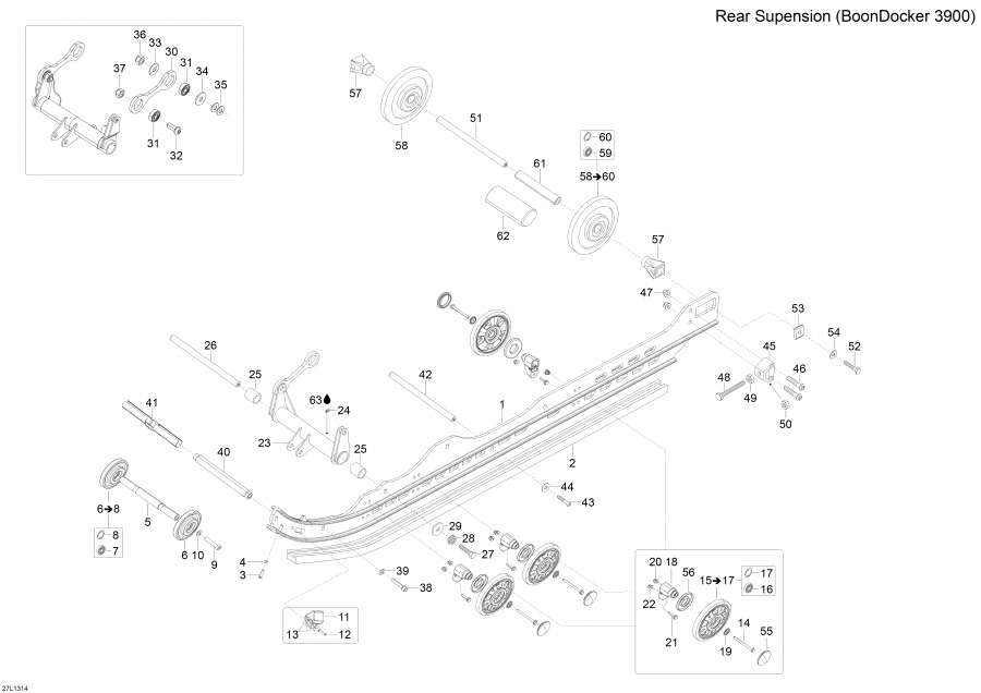 Snow mobile Lynx  - ������ �������� (3900)