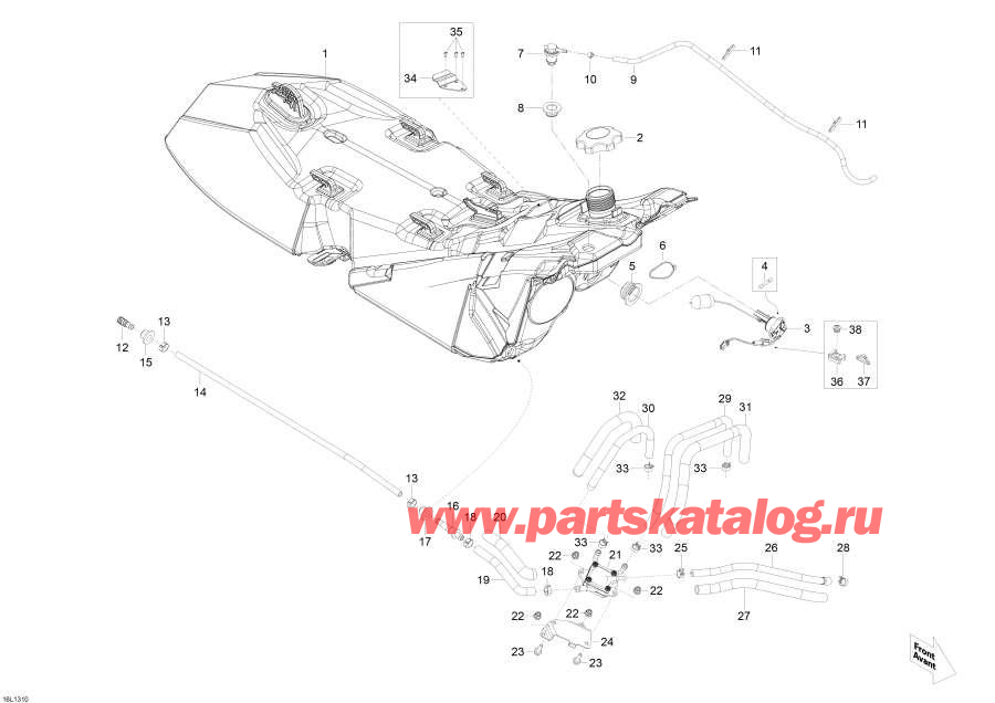 Snowmobiles Lynx  - Fuel System -  