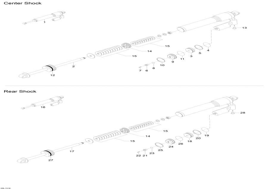  Lynx  - Rear Shocks / Rear Shocks